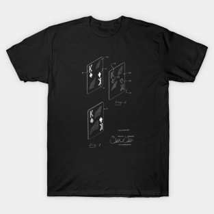 Playing Card Vintage Patent Drawing T-Shirt